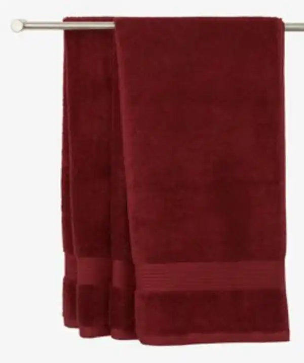 Bild 1 von Badetuch KARLSTAD 70x140 bordeaux KRONBORG
