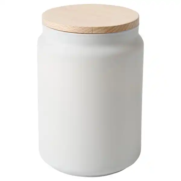 Bild 2 von FRAMFÄRD Duftkerze im Glas, 2 Dochte/Deckel, Frische Wäsche/Frostglas weiß 100 Std.