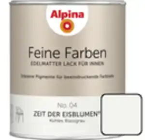 Alpina Feine Farben Lack No. 04 Zeit der Eisblumen  blassgrau edelmatt 750 ml