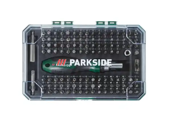 Bild 1 von PARKSIDE® Ratschen-Schraubendreher Bit-Set, 115-teilig