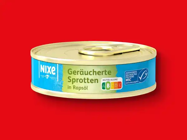 Bild 1 von Nixe MSC Geräucherte Sprotten,  160 g