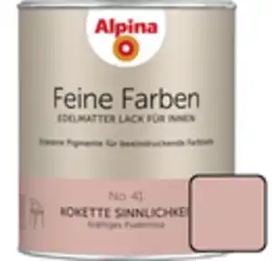 Alpina Feine Farben Lack No. 41 Kokette Sinnlichkeit  puderrosa edelmatt 750 ml