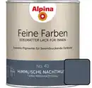 Bild 1 von Alpina Feine Farben Lack No. 40 Himmlische Nachtmusik  mitternachtsblau edelmatt 750 ml