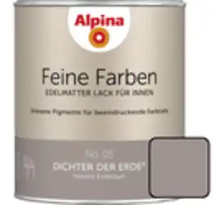 Alpina Feine Farben Lack No. 05 Dichter der Erde  erdbraun edelmatt 750 ml