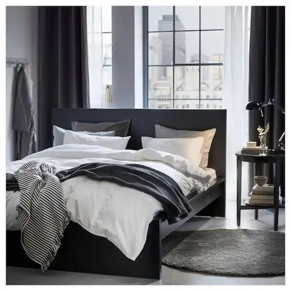 Bild 3 von NATTJASMIN Bettwäsche-Set, 3-teilig, weiß 240x220/80x80 cm