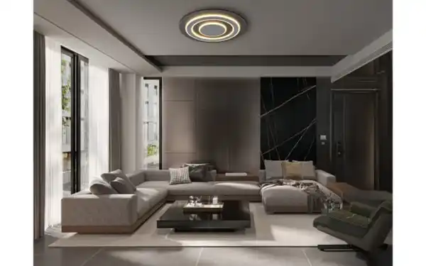 Bild 2 von LED-Deckenleuchte Jayden, grau/anthrazit, 48 cm