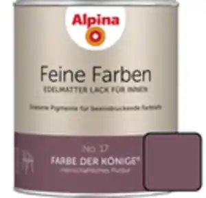 Alpina Feine Farben Lack No. 17 Farbe der Könige  purpur edelmatt 750 ml