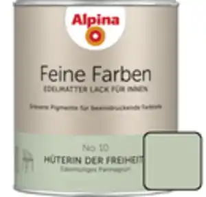 Alpina Feine Farben Lack No. 10 Hüterin der Freiheit  patinagrün edelmatt 750 ml