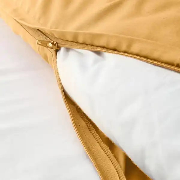 Bild 4 von LUKTJASMIN Bettwäsche-Set, 2-teilig, gelb 155x220/80x80 cm