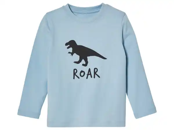 Bild 4 von lupilu® Kleinkinder Langarmshirts, 3 Stück, mit Rundhalsausschnitt