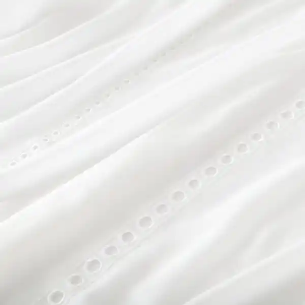 Bild 2 von TUVÄNGSFLY Gardinenstore/Paar, weiß bestickt 145x300 cm