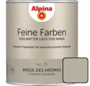 Alpina Feine Farben Lack No. 35 Wiege des Aromas  graubeige edelmatt 750 ml