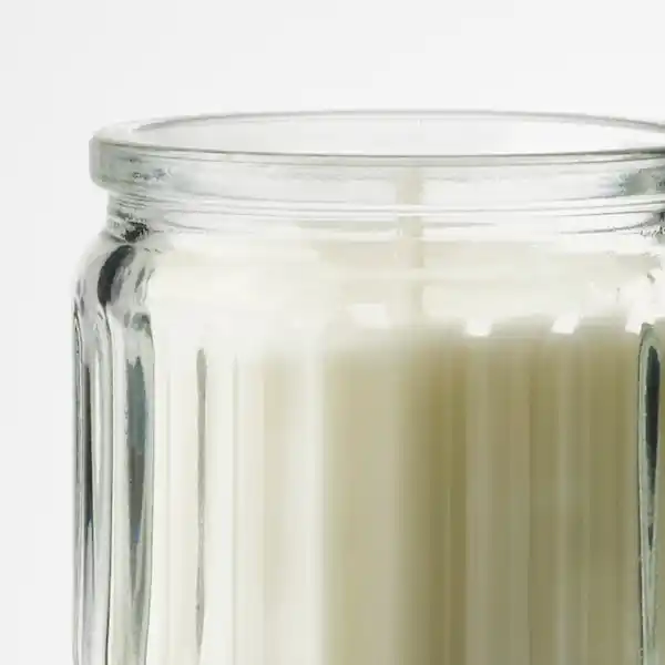 Bild 3 von JÄMLIK Duftkerze im Glas, Vanille/hellbeige 12 Std.