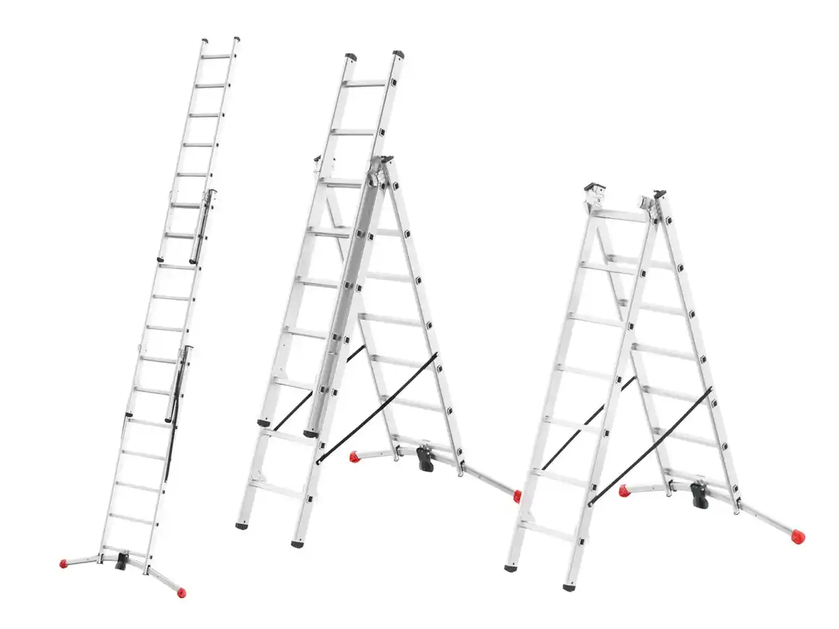 Bild 1 von HAILO Aluminium-Kombileiter, 3-teilig