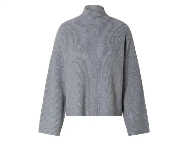 Bild 4 von esmara® Damen Strickpullover mit Stehkragen