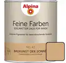 Bild 1 von Alpina Feine Farben Lack No. 43 Baukunst der Sonne  lehmorange edelmatt 750 ml