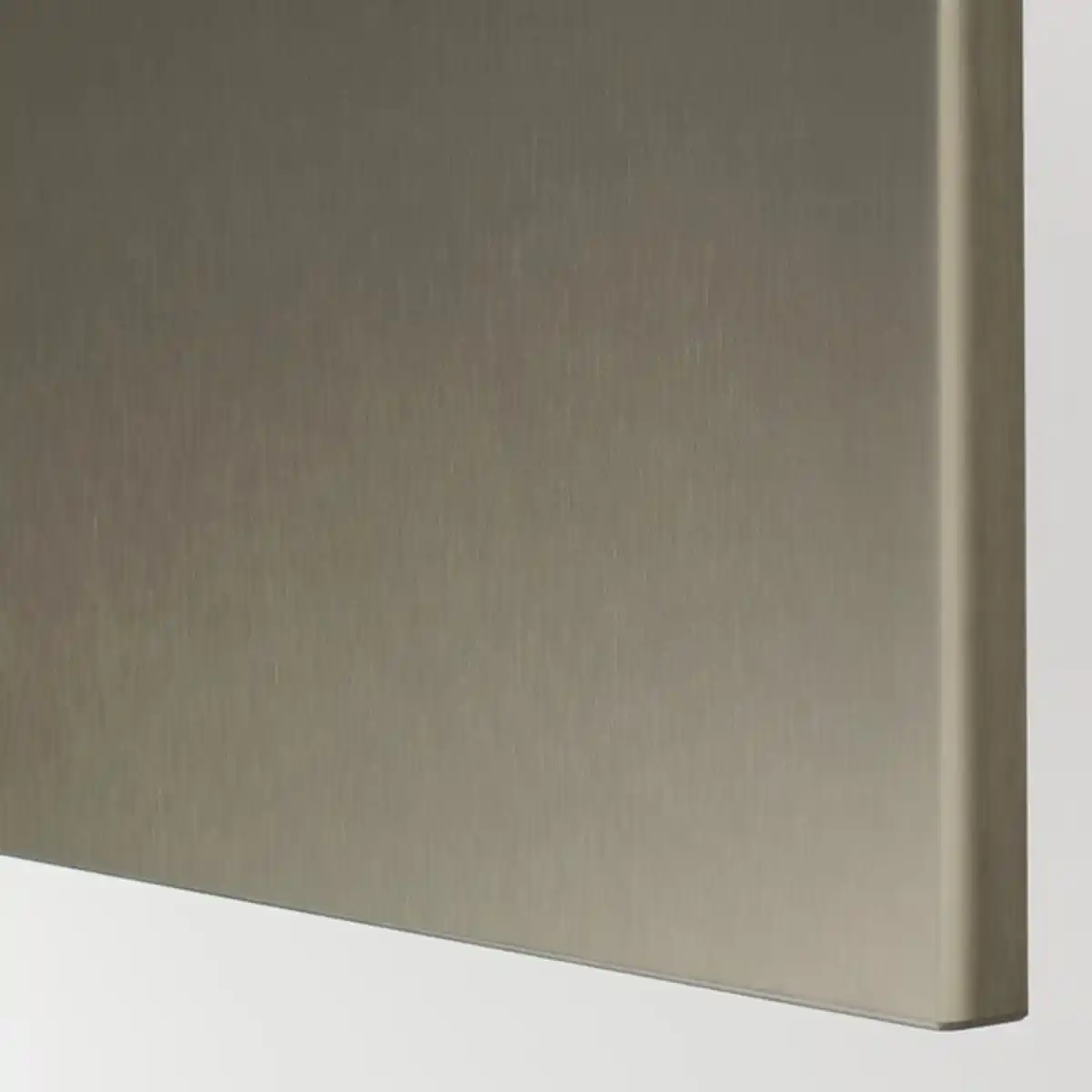 Bild 4 von BESTÅ Aufbewahrung mit Türen, weiß/Riksviken hell bronzefarben 180x42x65 cm