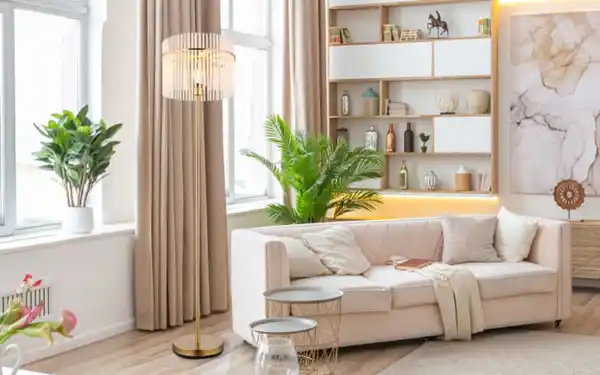 Bild 3 von Standleuchte Gorley, goldfarbig, 152 cm