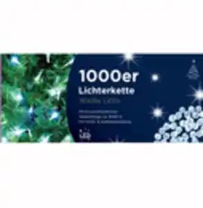 B-Ware Lichterkette LED 1000 LED kaltweiß L85m