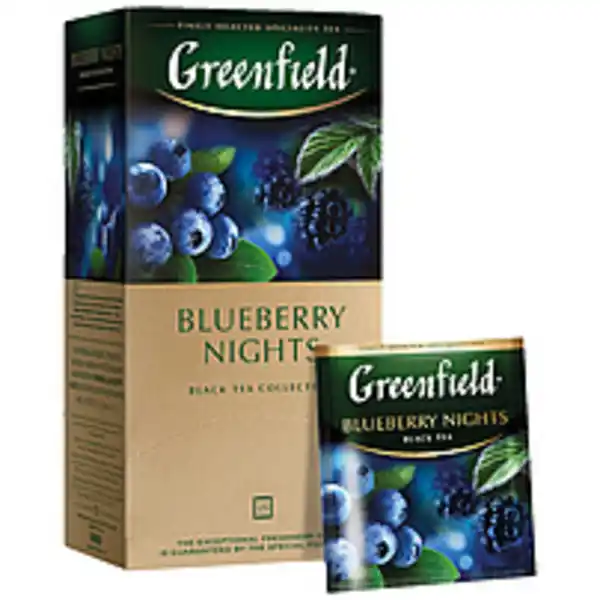 Bild 1 von Schwarzer kenianischer Tee "Greenfield Blueberry Nights" mit...