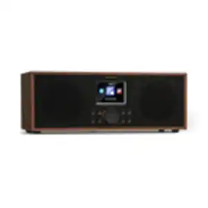 Silver Star Stereo Internet DAB+/UKW Radio BT USB App-Steuerung Holz