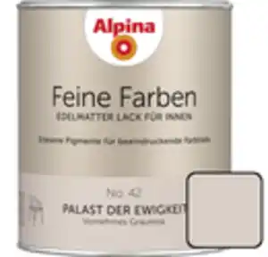 Alpina Feine Farben Lack No. 42 Palast der Ewigkeit  graurosa edelmatt 750 ml