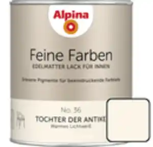 Alpina Feine Farben Lack No. 36 Tochter der Antike  lichtweiß edelmatt 750 ml