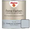 Bild 1 von Alpina Feine Farben Lack No. 16 Steinblaue Schönheit  blaugrau edelmatt 750 ml