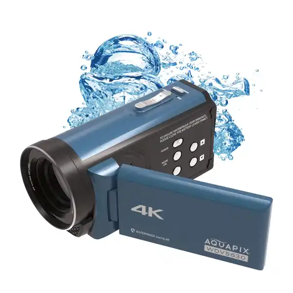 Bild 1 von Aquapix WDV5630 Unterwasser DV-Camcorder Grau / Blau