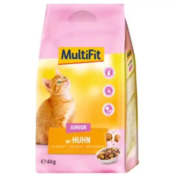 Bild 1 von MultiFit Junior Trockenfutter Huhn 4 kg