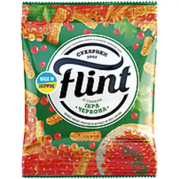 Bild 1 von "Flint" - Snack aus Weizenbrot mit Kaviargeschmack