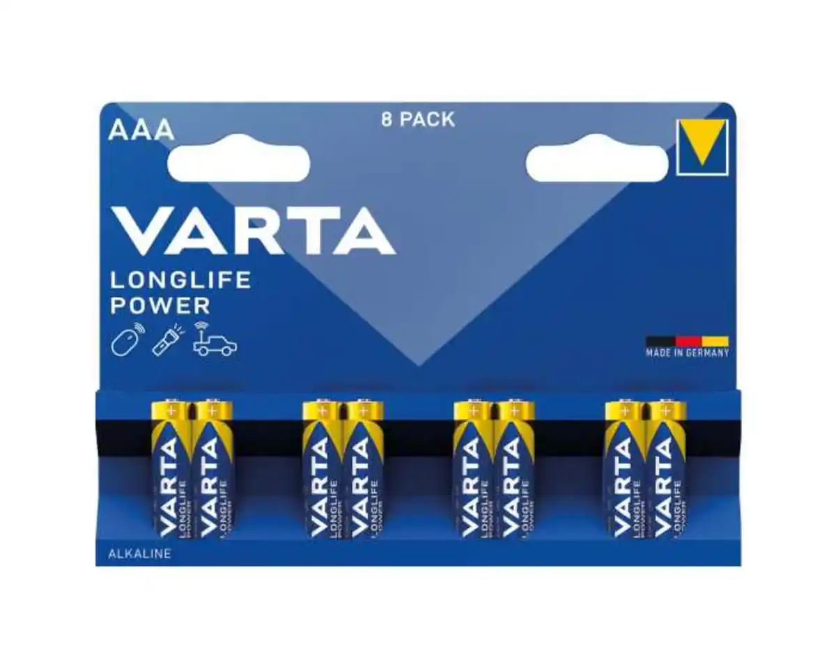 Bild 1 von VARTA Longlife Power Batterien Alkaline AAA 8er