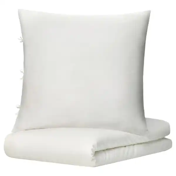 Bild 1 von KRITSUGA Bettwäsche-Set, 3-teilig, weiß 240x220/80x80 cm