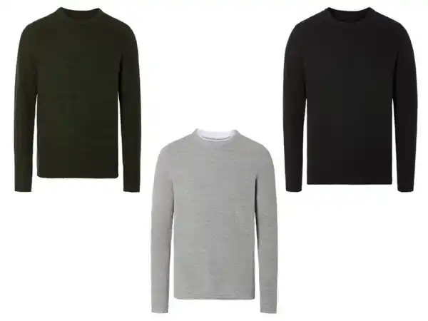 Bild 1 von LIVERGY® Herren Feinstrickpullover aus reiner Baumwolle