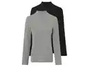 Bild 2 von esmara® Damen Rollkragen-Langarmshirts, 2 Stück, gerippt