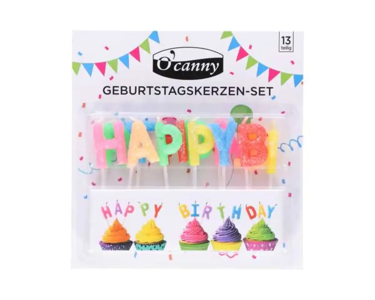 Bild 1 von Geburtstagskerzen O'Canny, 13 Stück