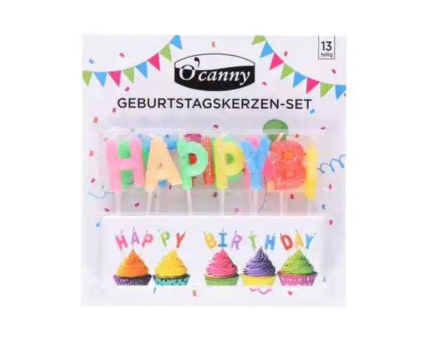 Bild 1 von Geburtstagskerzen O'Canny, 13 Stück