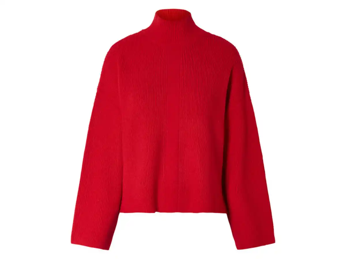 Bild 2 von esmara® Damen Strickpullover mit Stehkragen