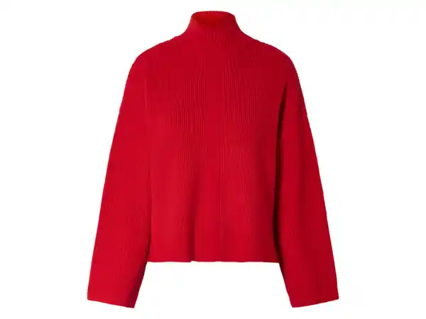 Bild 2 von esmara® Damen Strickpullover mit Stehkragen