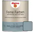 Bild 1 von Alpina Feine Farben Lack No. 39 Quelle der Gelehrten  mittelblau edelmatt 750 ml