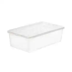 Kleine 4 L Schuhbox transparent, Schuh-Organizer, Aufbewahrungsbox, Kunststoffbox, Schuhaufbewahrung