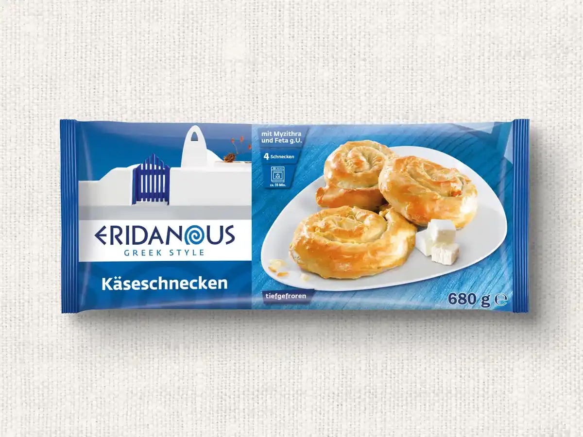 Bild 1 von Eridanous Käseschnecken,  680 g