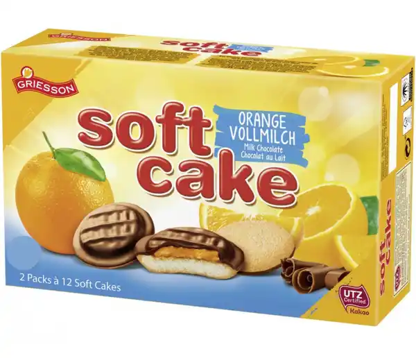 Bild 1 von Griesson Soft Cake Vollmilch-Orange 300G