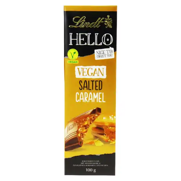 Bild 1 von Lindt Hello Salted Caramel Tafel vegan