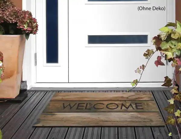 Bild 3 von Fußmatte Welcome Holz