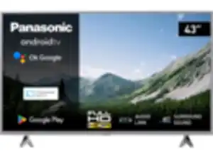 PANASONIC TX-43MSW504S LED TV (Flat, 43 Zoll / 108 cm, Full-HD, SMART TV, Android TV), Silber