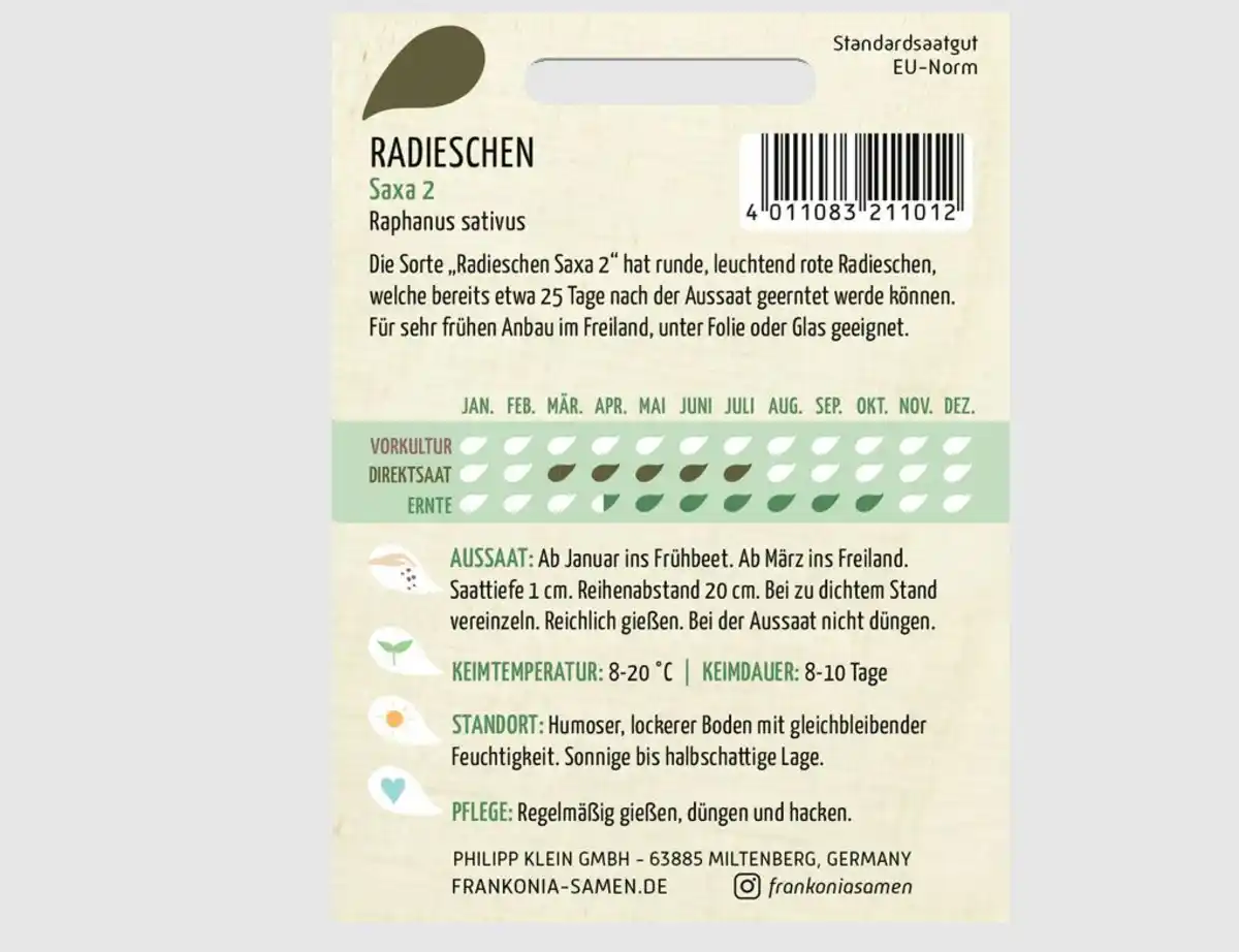 Bild 2 von Radies Saxa