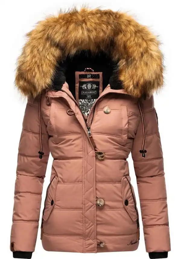 Bild 1 von Navahoo Winterjacke Zoja stylische Steppjacke mit Kunstpelz Kapuze