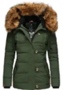 Navahoo Winterjacke Zoja stylische Steppjacke mit Kunstpelz Kapuze