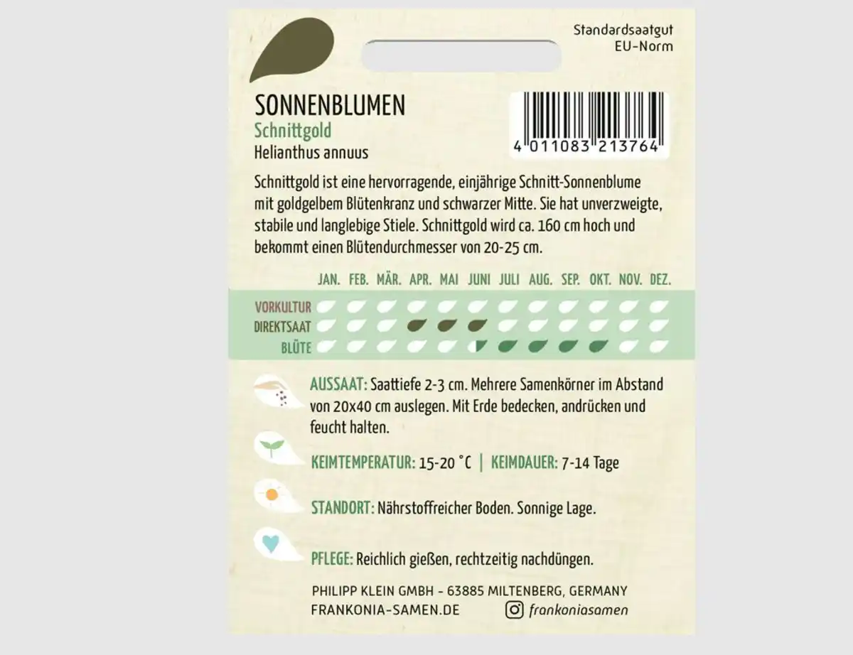 Bild 2 von Sonnenblume Schnittgold